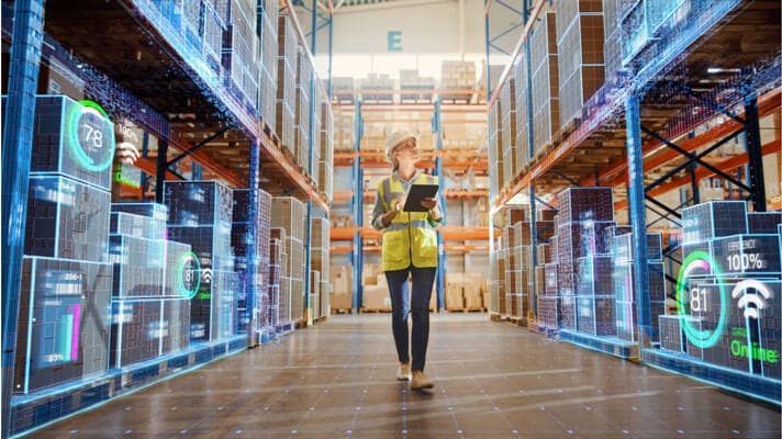 UGC team member reviewing warehouse operations